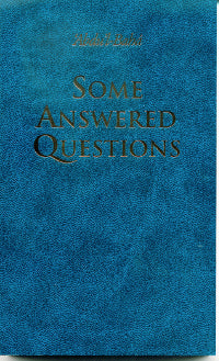 Some Answered Questions -2nd Edition